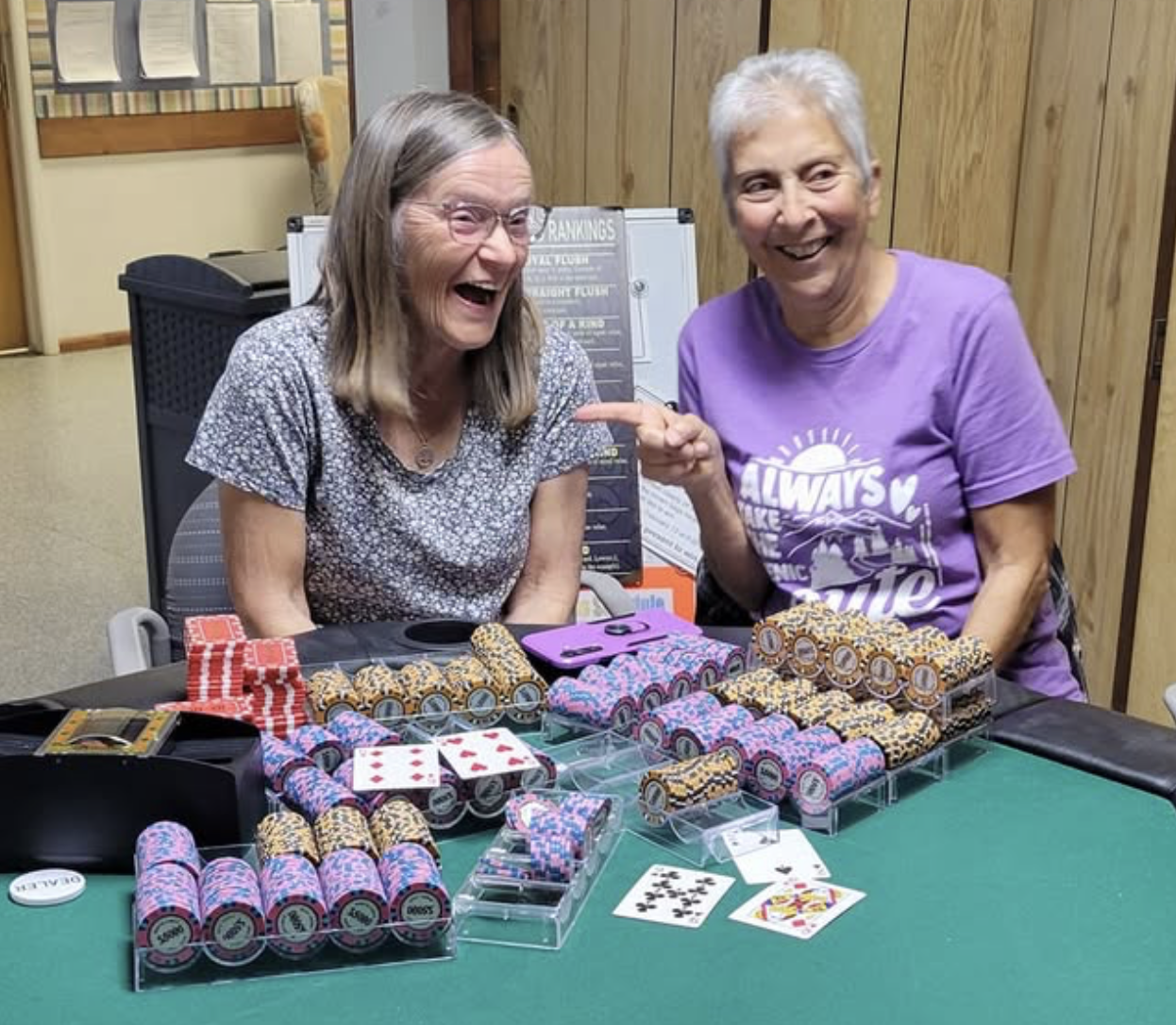 A poker winner