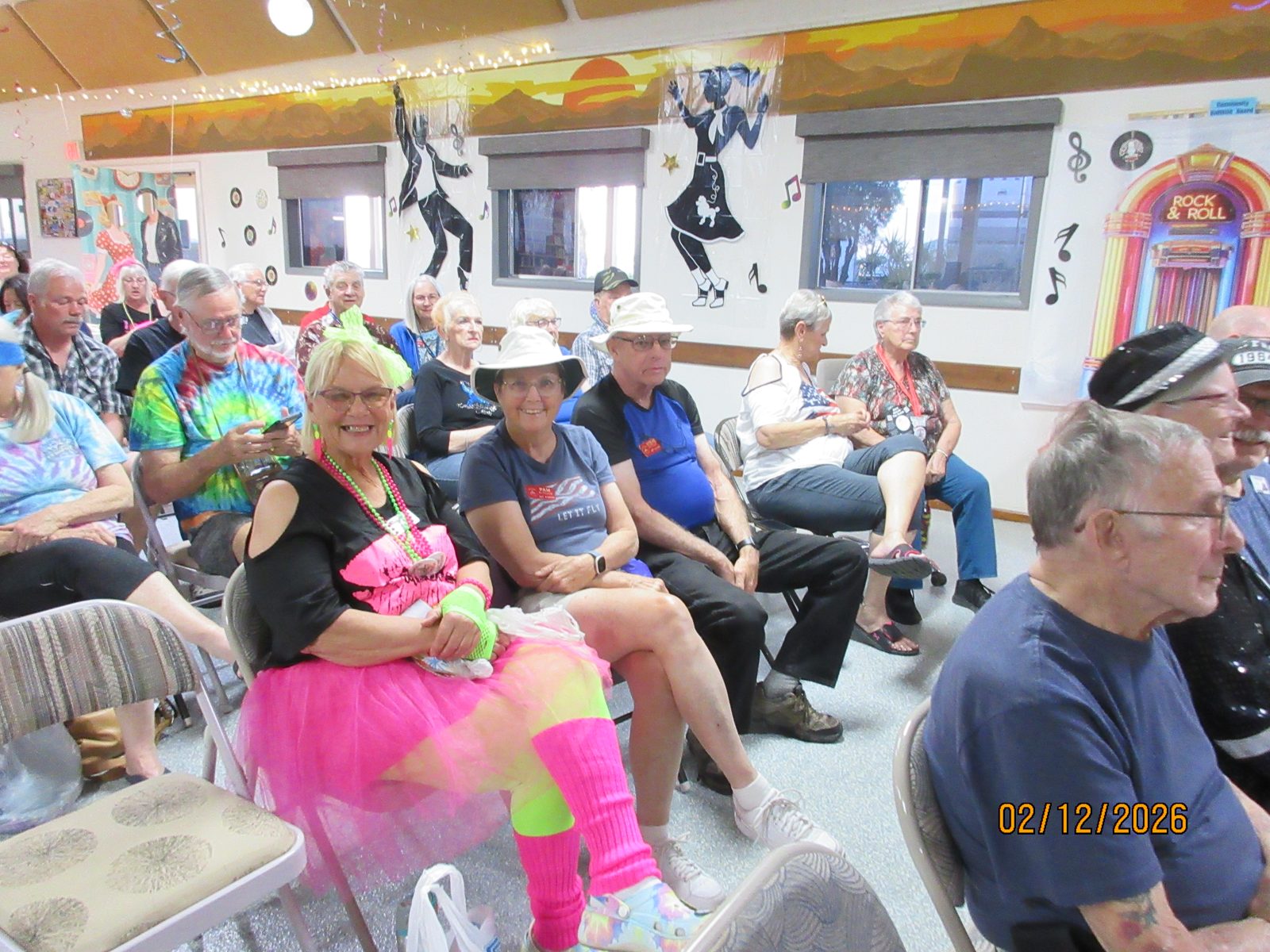 Members at a Roof Raisers fundraising event.