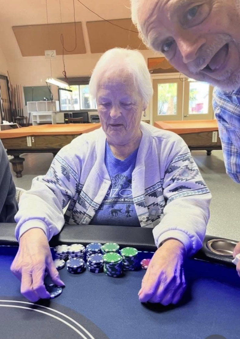 Winning hand at poker