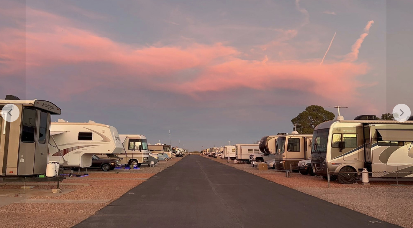 A pink sunset